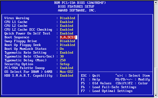 Award BIOS i386 Boot Disk1/wd1